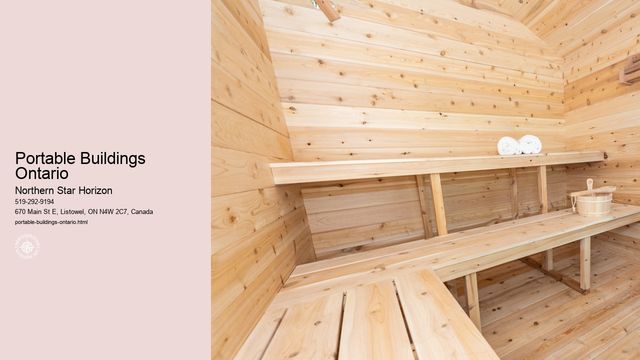 Portable Buildings Ontario