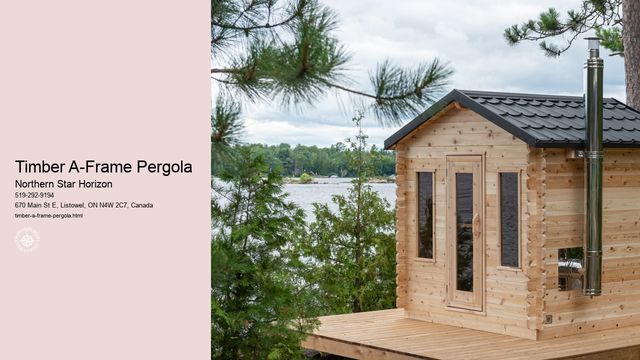 Timber A-Frame Pergola